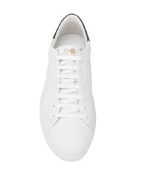 weiße Leder niedrige Sneakers von Hide&Jack