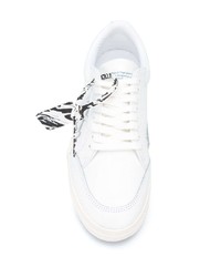 weiße Leder niedrige Sneakers von Off-White