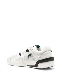 weiße Leder niedrige Sneakers von Lacoste