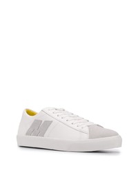 weiße Leder niedrige Sneakers von MSGM