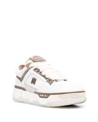 weiße Leder niedrige Sneakers von Amiri