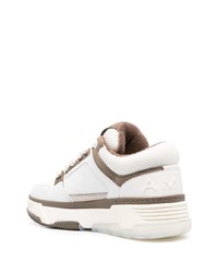 weiße Leder niedrige Sneakers von Amiri