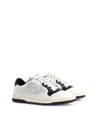 weiße Leder niedrige Sneakers von Gucci