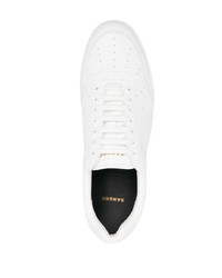 weiße Leder niedrige Sneakers von Sandro