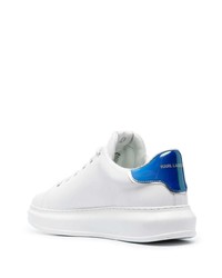 weiße Leder niedrige Sneakers von Karl Lagerfeld