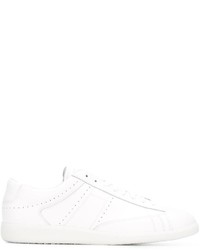 weiße Leder niedrige Sneakers von Maison Margiela