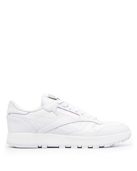 weiße Leder niedrige Sneakers von Maison Margiela x Reebok