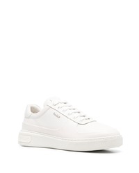 weiße Leder niedrige Sneakers von Bally