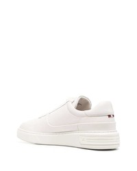 weiße Leder niedrige Sneakers von Bally