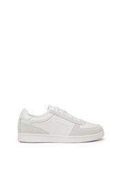 weiße Leder niedrige Sneakers von Marc O'Polo