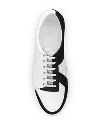 weiße Leder niedrige Sneakers von Swear