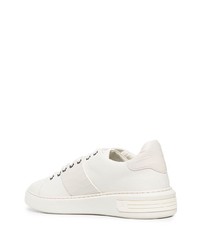 weiße Leder niedrige Sneakers von Bally