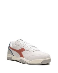 weiße Leder niedrige Sneakers von Diadora