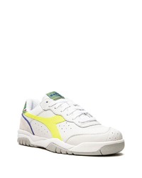 weiße Leder niedrige Sneakers von Diadora