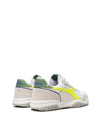 weiße Leder niedrige Sneakers von Diadora