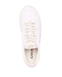 weiße Leder niedrige Sneakers von AUTRY