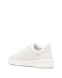 weiße Leder niedrige Sneakers von Bally