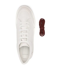 weiße Leder niedrige Sneakers von Bally