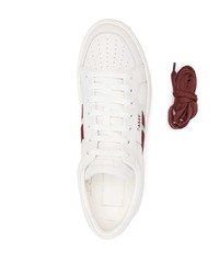 weiße Leder niedrige Sneakers von Bally