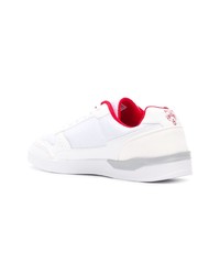 weiße Leder niedrige Sneakers von Plein Sport