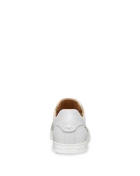 weiße Leder niedrige Sneakers von Fendi