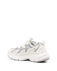 weiße Leder niedrige Sneakers von Trussardi