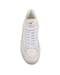 weiße Leder niedrige Sneakers von Veja