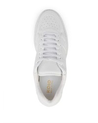 weiße Leder niedrige Sneakers von Koio