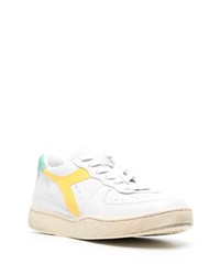 weiße Leder niedrige Sneakers von Diadora