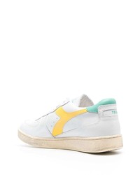 weiße Leder niedrige Sneakers von Diadora