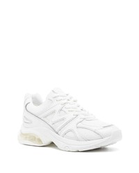 weiße Leder niedrige Sneakers von Michael Kors