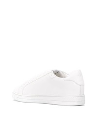 weiße Leder niedrige Sneakers von Michael Kors