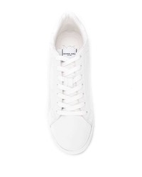 weiße Leder niedrige Sneakers von Michael Kors