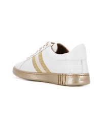 weiße Leder niedrige Sneakers von Bally