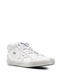 weiße Leder niedrige Sneakers von Golden Goose