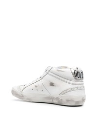 weiße Leder niedrige Sneakers von Golden Goose