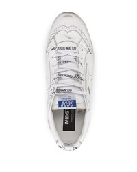 weiße Leder niedrige Sneakers von Golden Goose