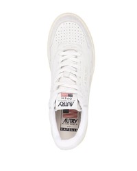 weiße Leder niedrige Sneakers von AUTRY