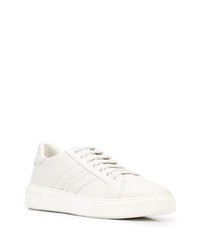 weiße Leder niedrige Sneakers von Bally