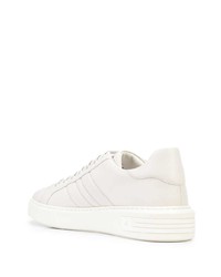 weiße Leder niedrige Sneakers von Bally