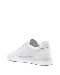 weiße Leder niedrige Sneakers von Filling Pieces