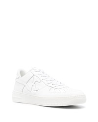 weiße Leder niedrige Sneakers von Kiton