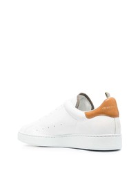 weiße Leder niedrige Sneakers von Officine Creative