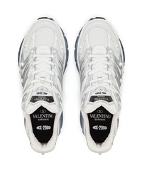 weiße Leder niedrige Sneakers von Valentino Garavani