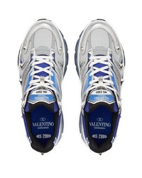 weiße Leder niedrige Sneakers von Valentino Garavani