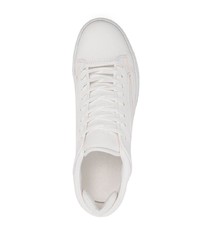 weiße Leder niedrige Sneakers von Etq.