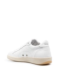 weiße Leder niedrige Sneakers von Blauer