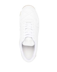 weiße Leder niedrige Sneakers von Gcds