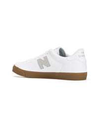 weiße Leder niedrige Sneakers von New Balance