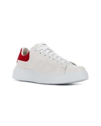 weiße Leder niedrige Sneakers von Rucoline